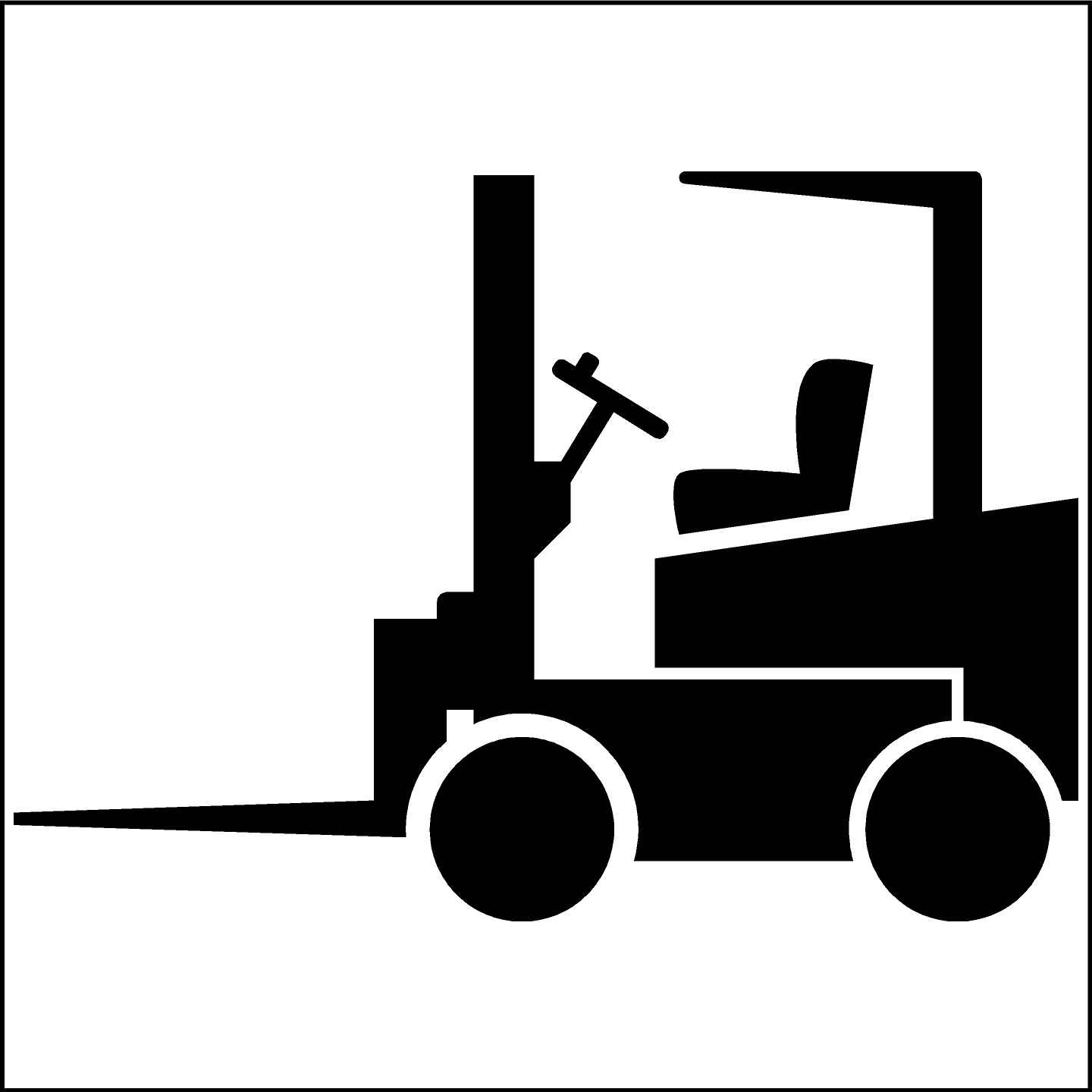 Forklift sticker collection