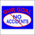 Hard Hat Label Our Goal is No Accidents
