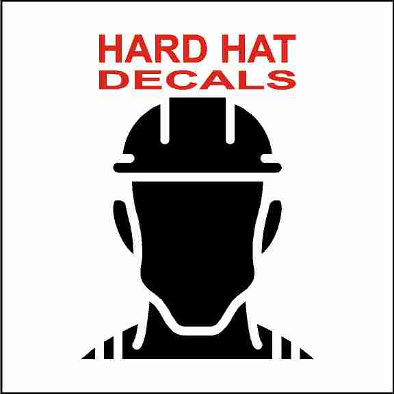 Hard Hat Stickers, Hard Hat Decals, Hard Hat Safety Stickers