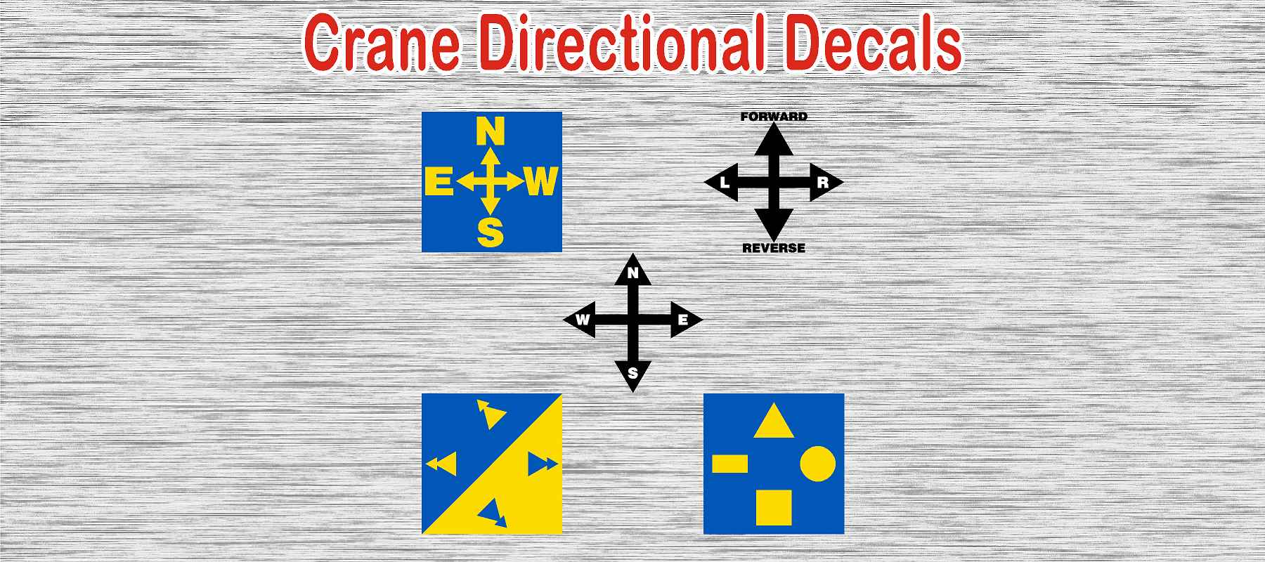 Crane Directional Decals