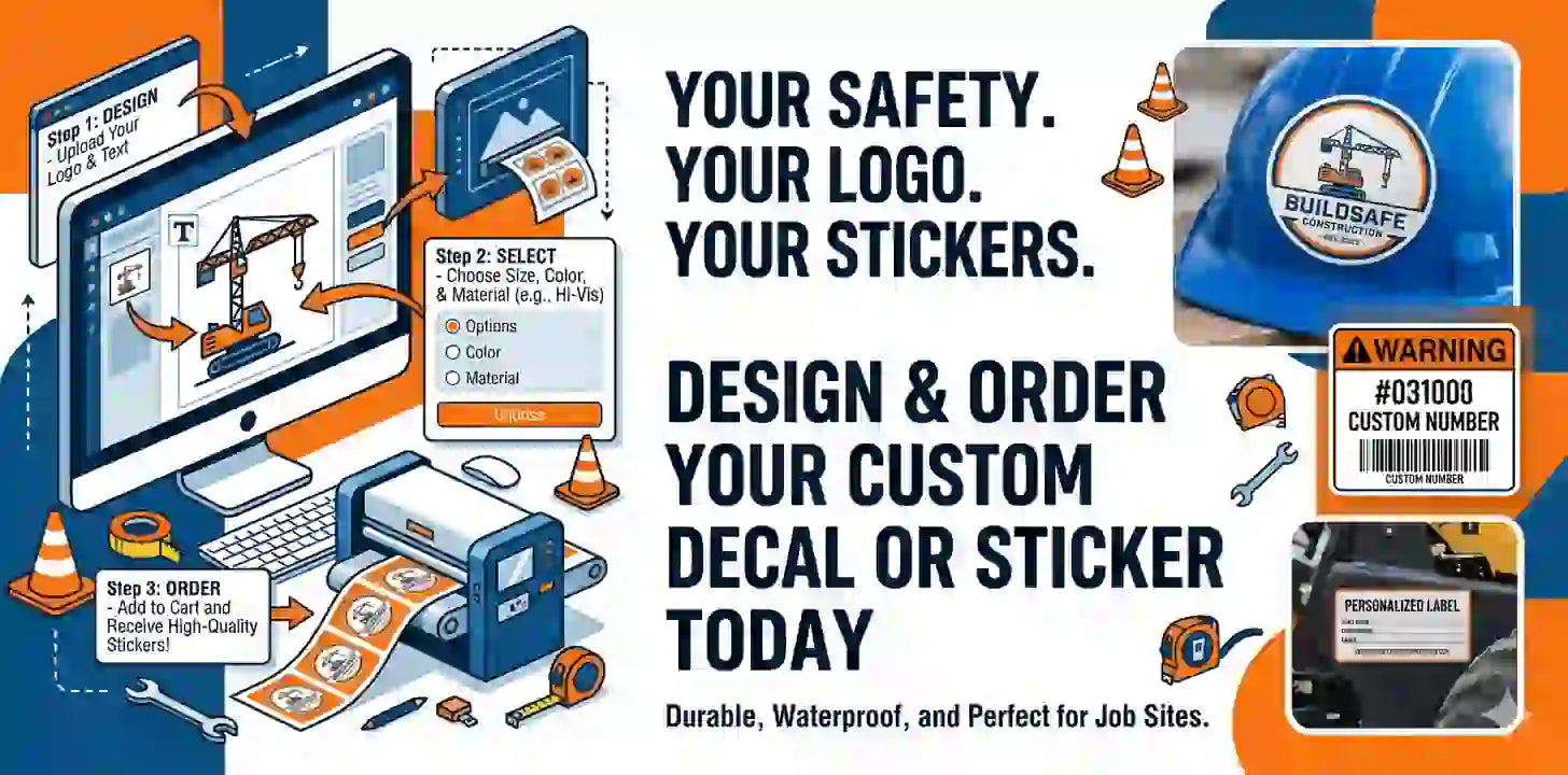 Create your own custom stickers and decals with our online editor.