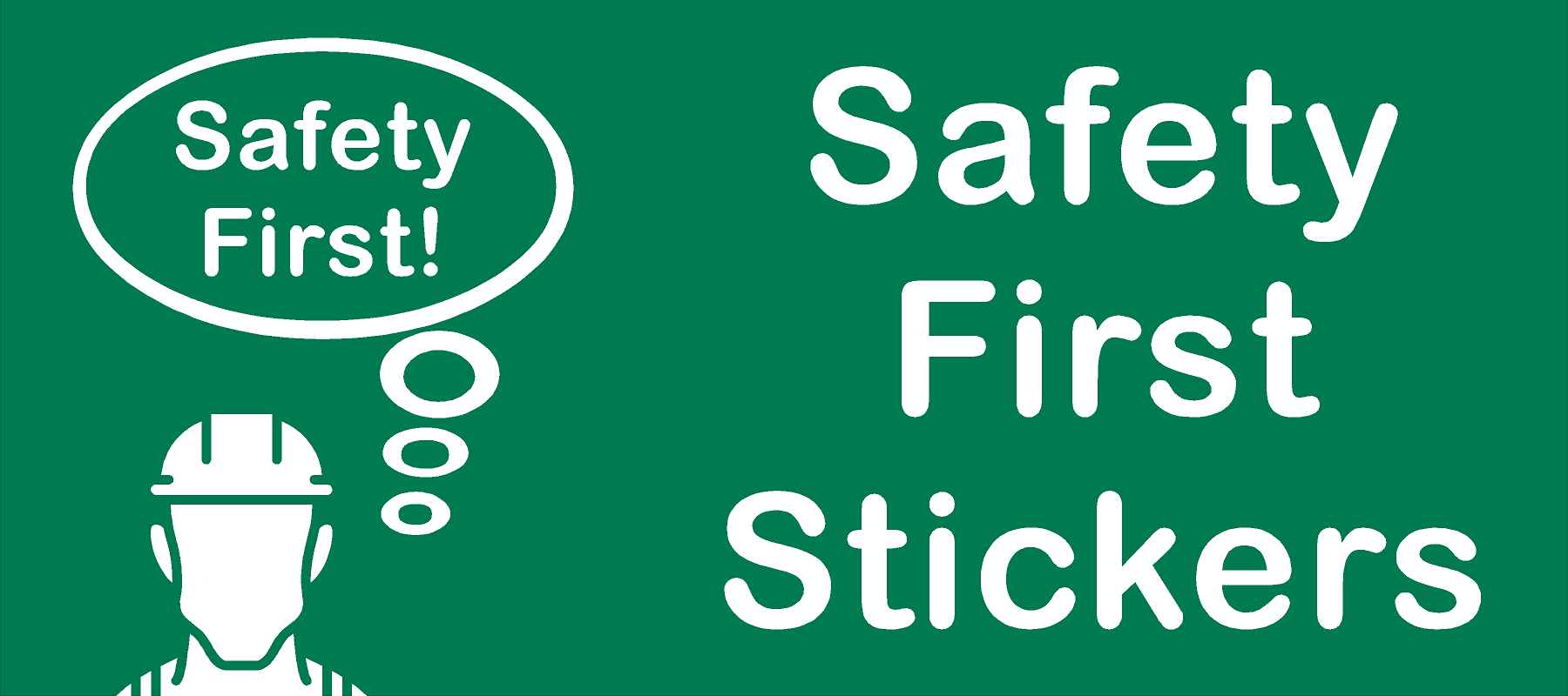 Sticker Safety First Sign Hard Hat Sticker - Safety First