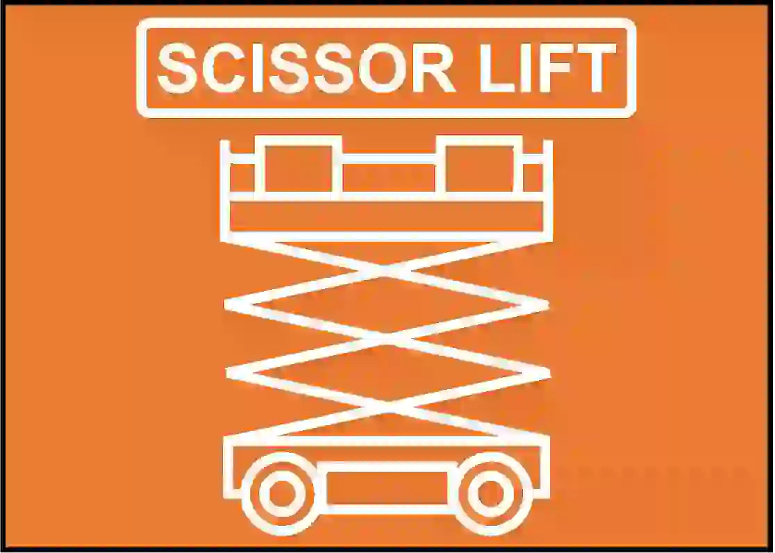 Scissor Lift Safety Stickers