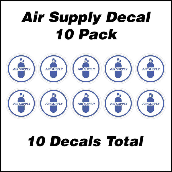 Air Rite Service Sticker Sticker Safety Sticker Air Supply Label - Safety Stickers