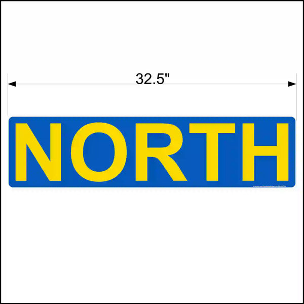 Bridge Crane Stationary Direction Stickers | Safety Signs - OSHA & ANSI ...