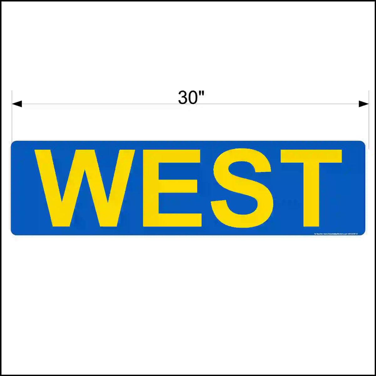Never Misunderstand Crane Direction Again: Heavy-Duty Stationary Direction Stickers