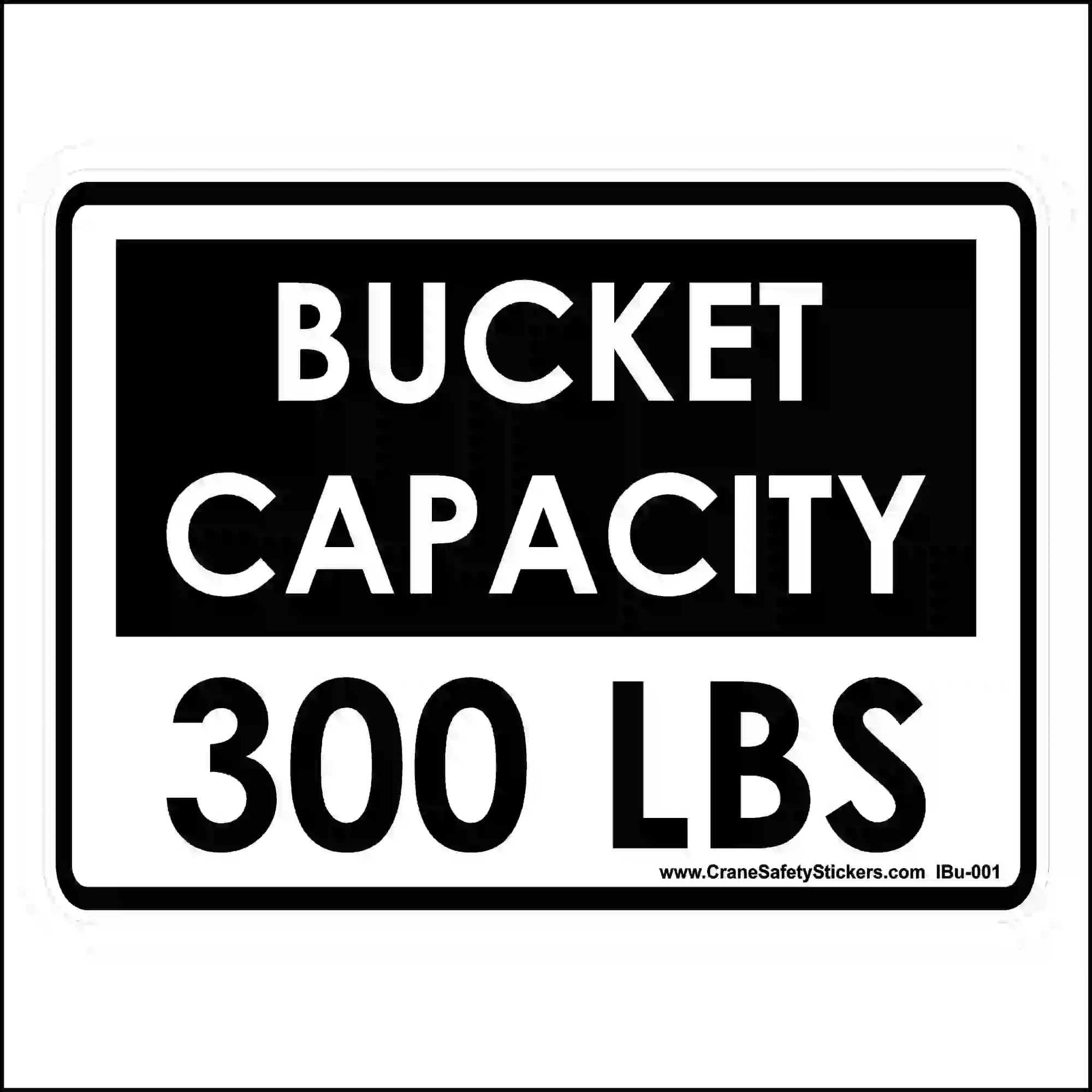 Capacity Sticker Example Popular Crane Safety Signs | OSHA & ANSI Compliant Labels Tagged ...