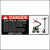Bucket Truck Electrical Hazard Sticker, Printed With. DANGER, Electrical Hazard Death or serious injury will result from contact with load, unit, vehicle or vehicle attachments if any part of the unit becomes energized. All workers must understand and follow safe electrical work practices. If any part of the unit is elevated within the minimum approach distance of an energized conductor, all unauthorized personal must KEEP CLEAR.