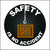 Crane Operator Hard Hat Stickers Safety is No Accident