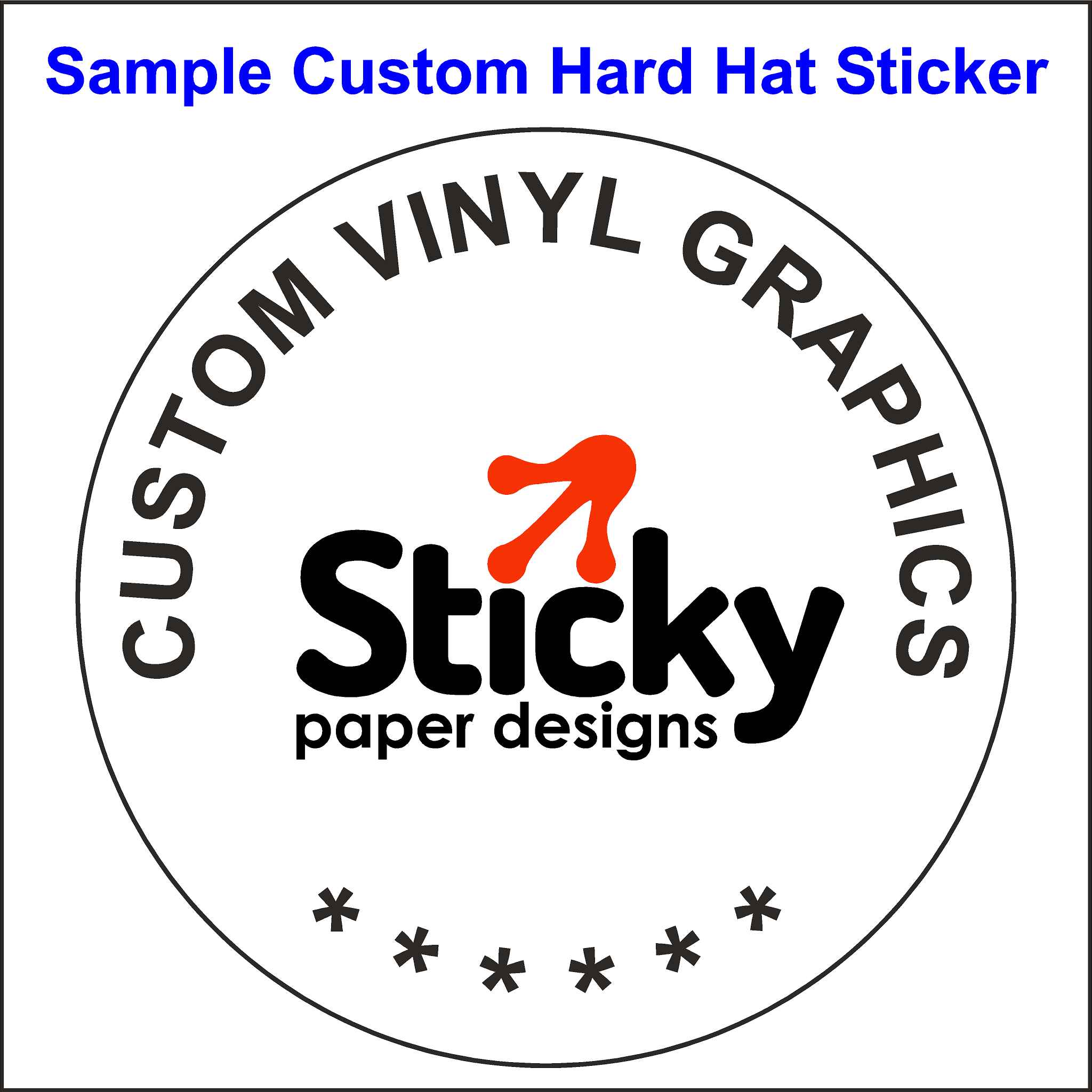 Induction Sticker Design Custom Hard Hat Stickers – Personalized Safety Helmet Decals