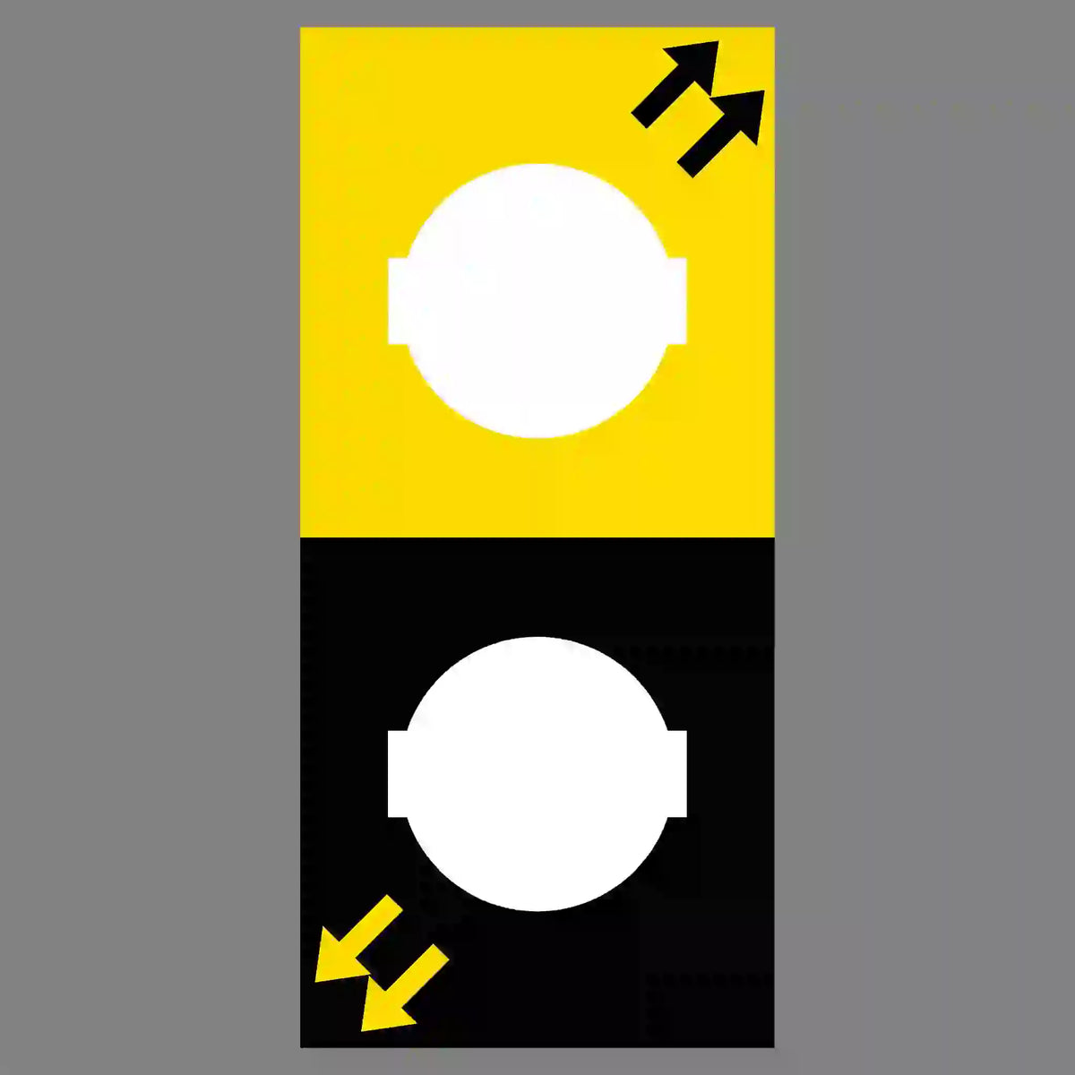 DST Style Pendant Labels for Overhead Crane Control Pendants