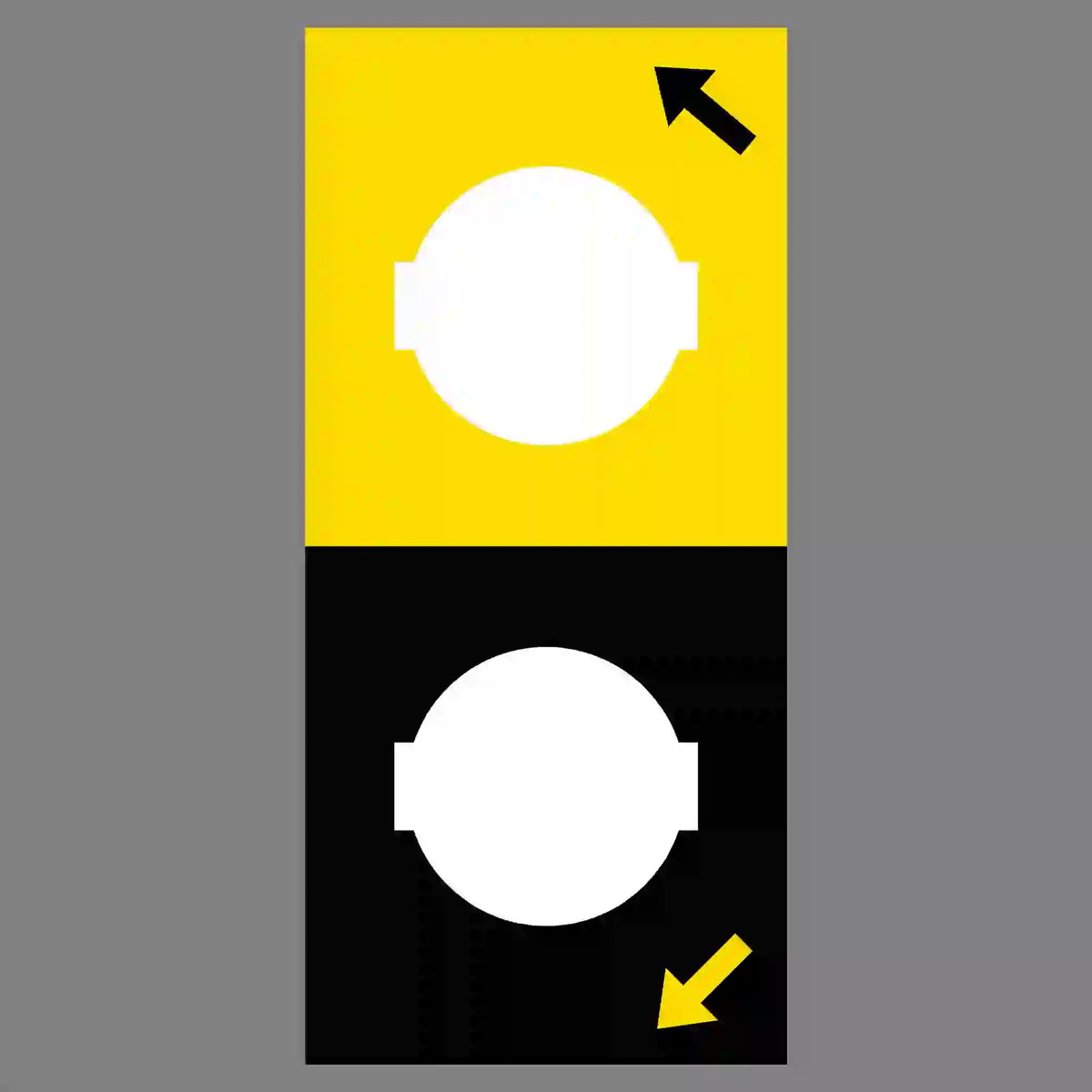 DST Style Pendant Labels for Overhead Crane Control Pendants