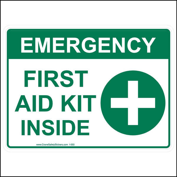 First Aid Kit Sign or Label