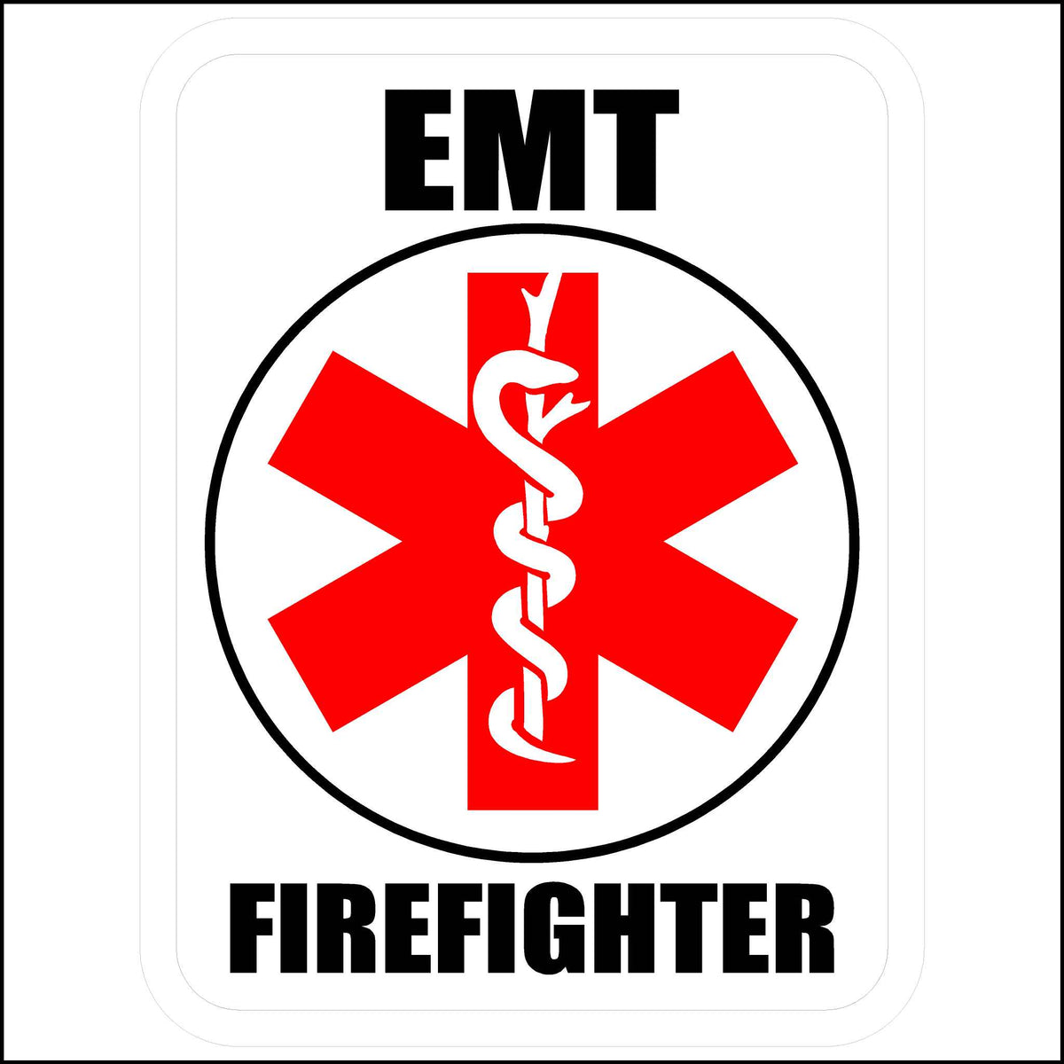 Emt Firefighter Logo