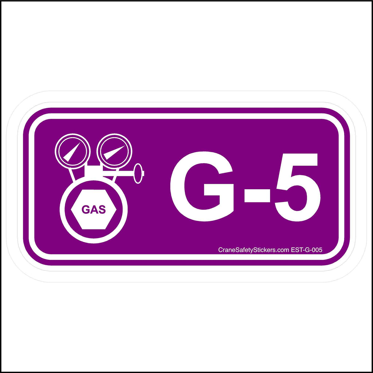 Energy Report Sticker Energy Control Program Gas Energy Tags - OSHA & ANSI-Compliant Crane ...