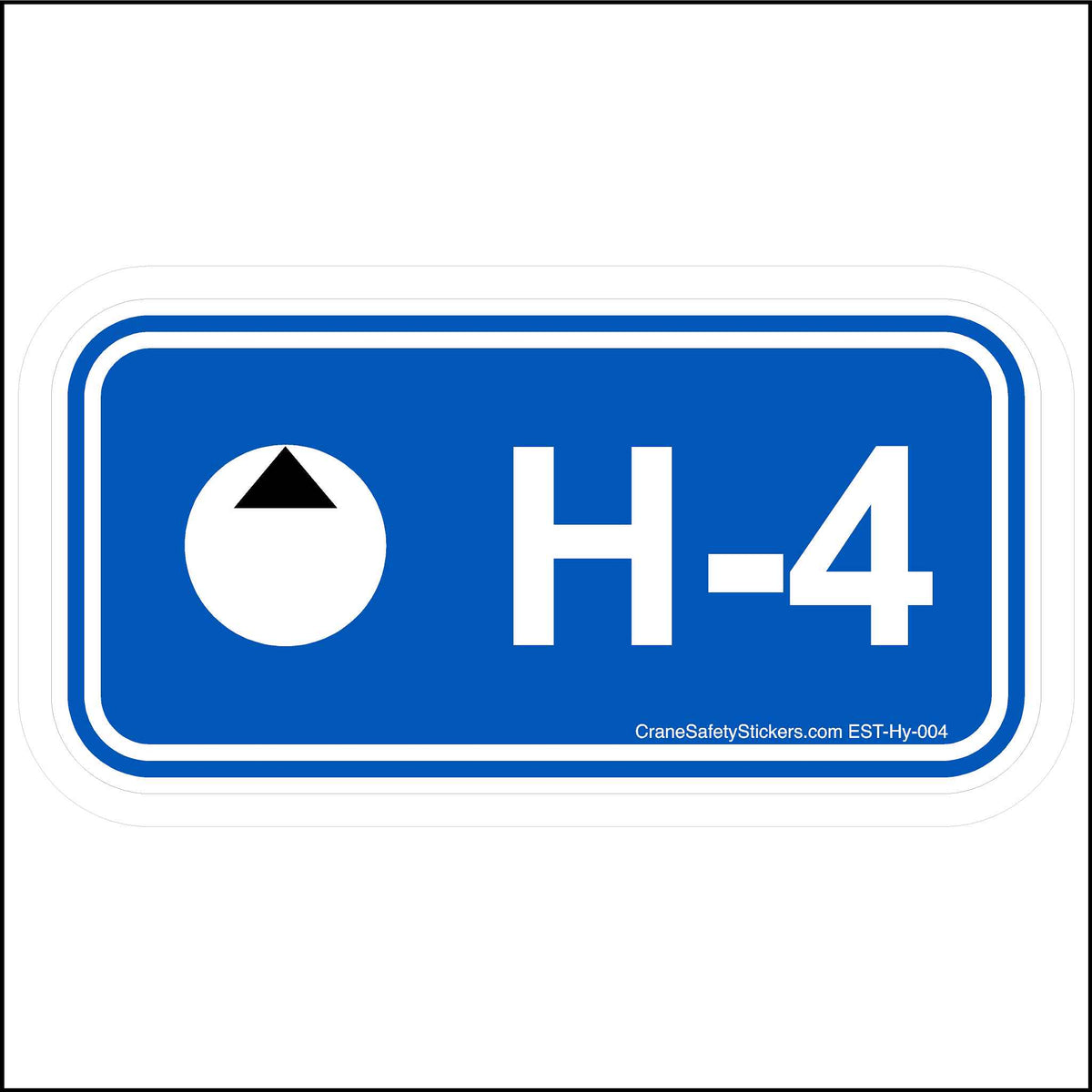 Energy Control Program Hydraulic Disconnect Stickers H-4.