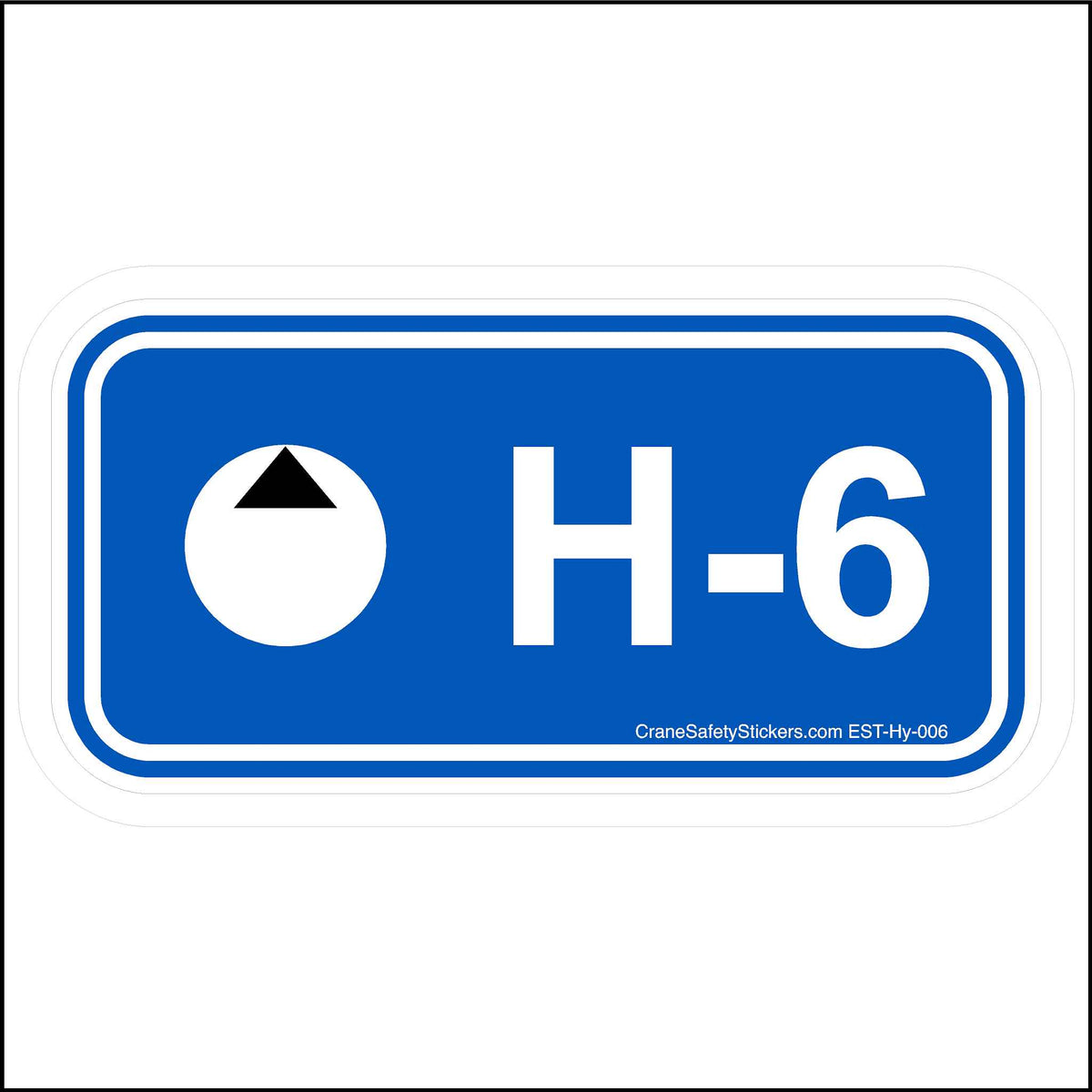 Energy Control Program Hydraulic Disconnect Stickers H-6.