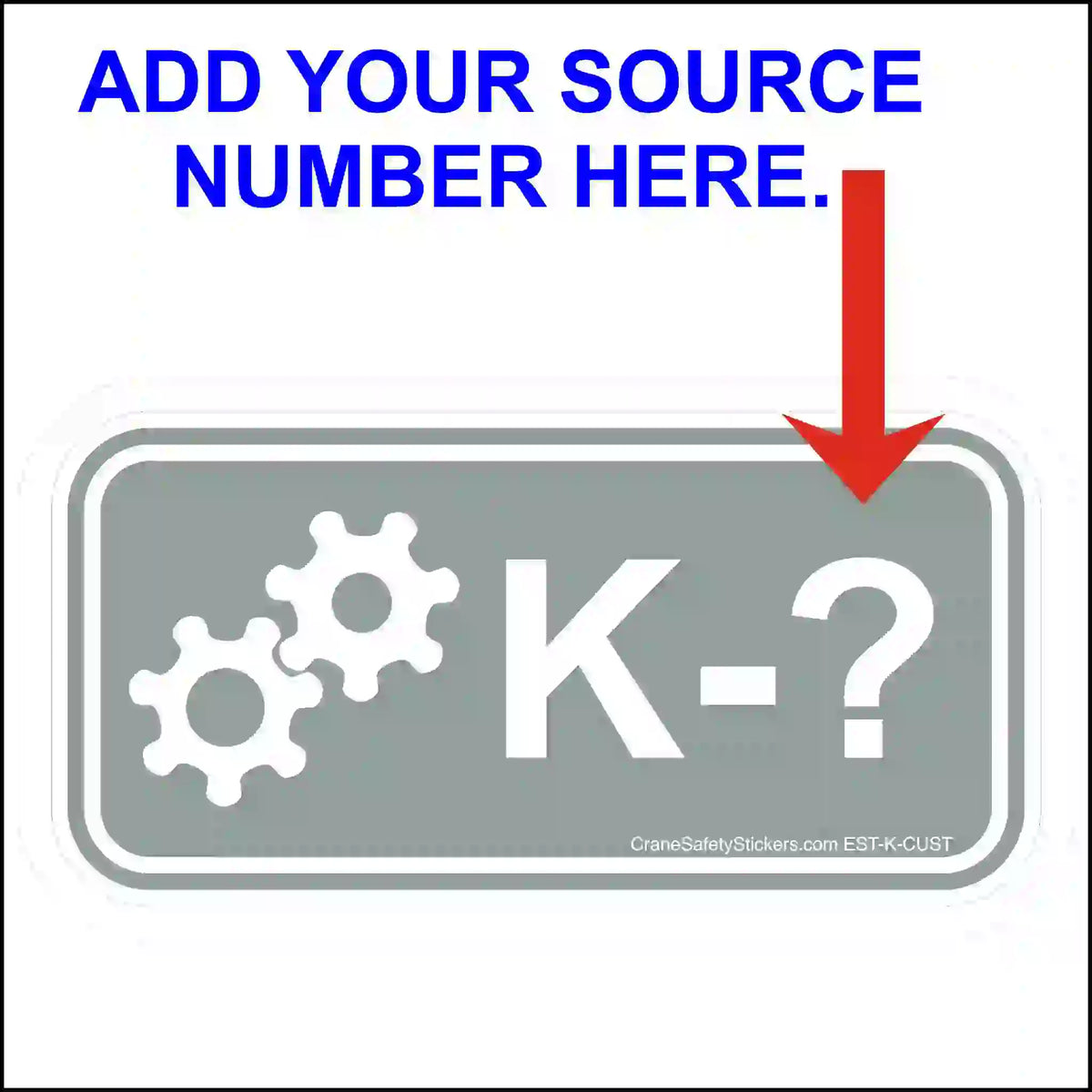 Energy Control Program Kinetic Energy Tags