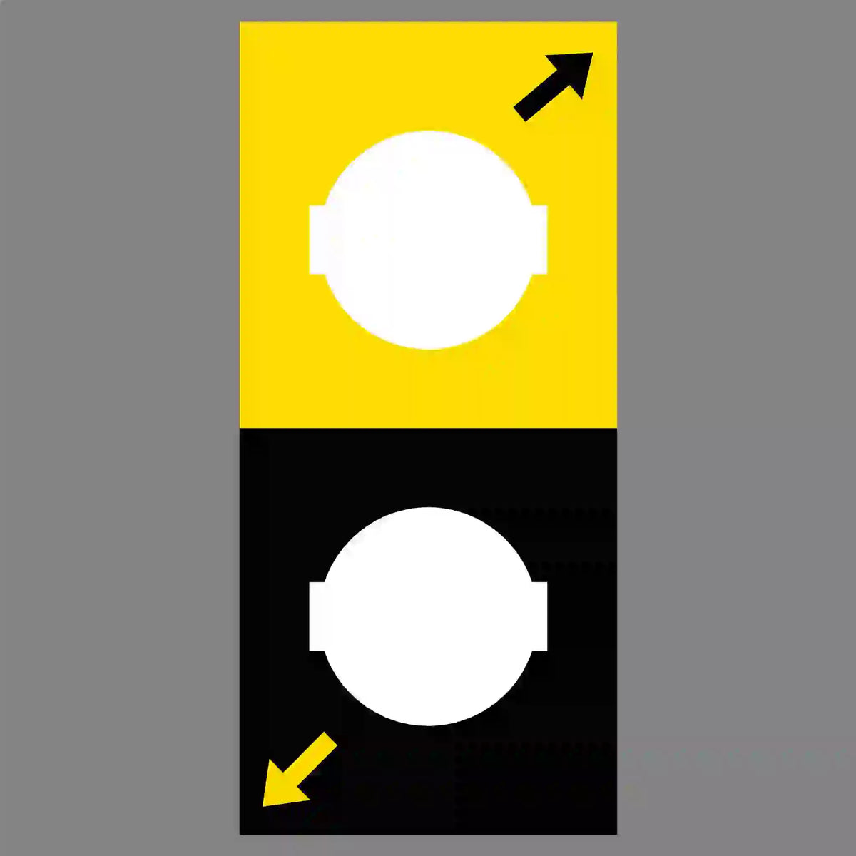 DST Style Pendant Labels for Overhead Crane Control Pendants