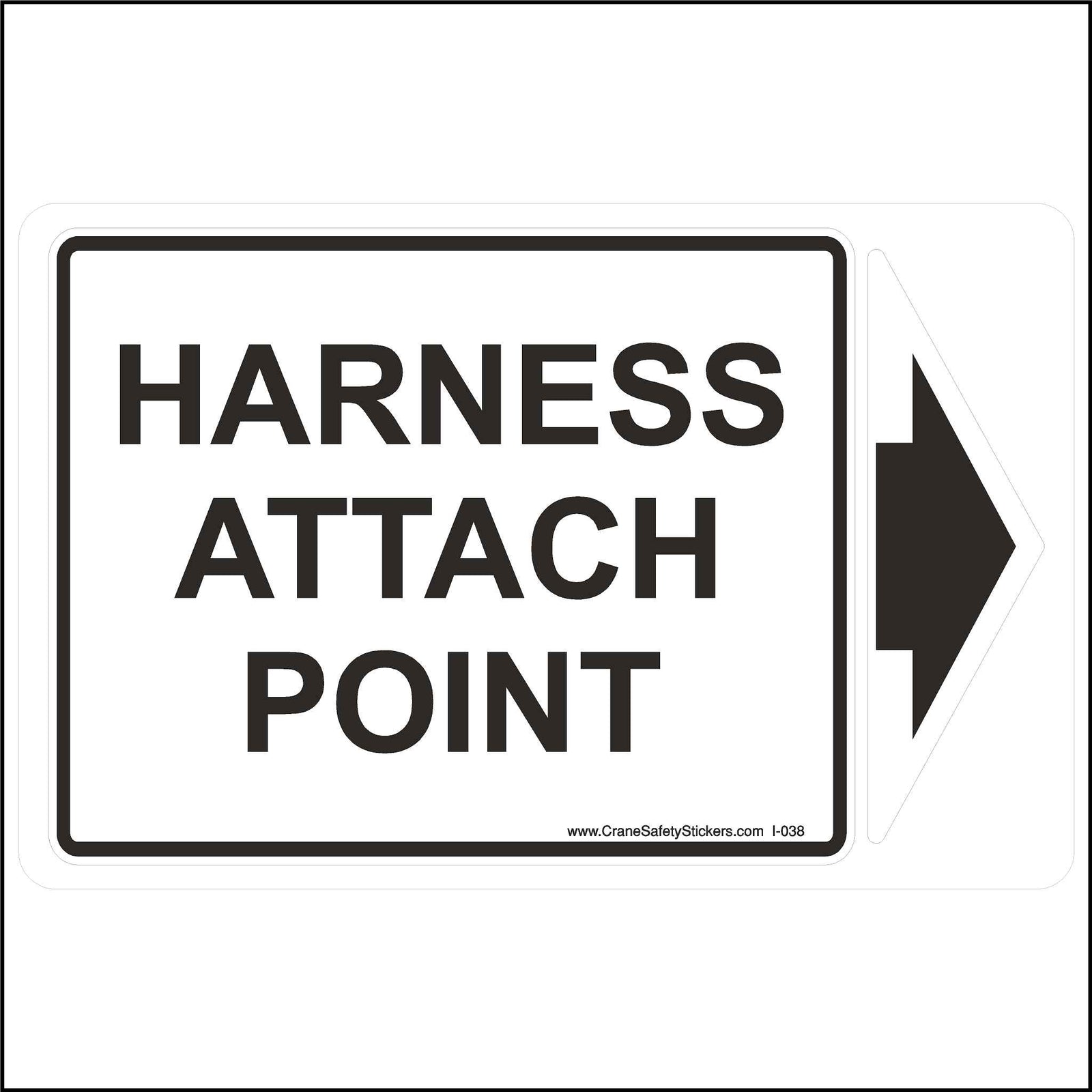 Check Harness Sticker Safety Signs and Decals for Machinery Tagged