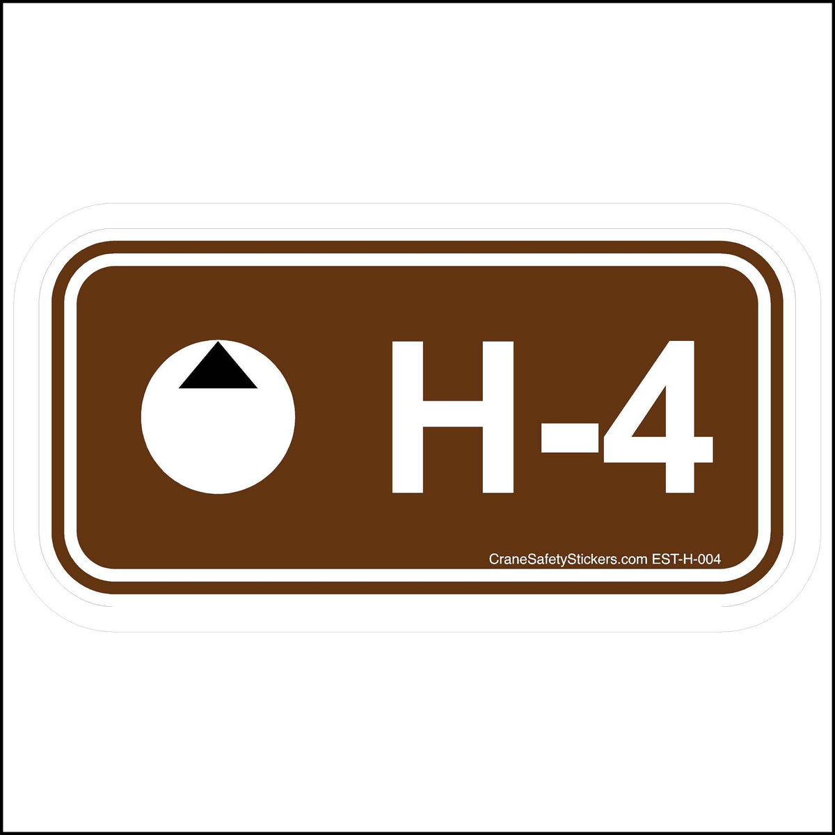LOTO Hydraulic Energy Control Program Stickers. H-4.