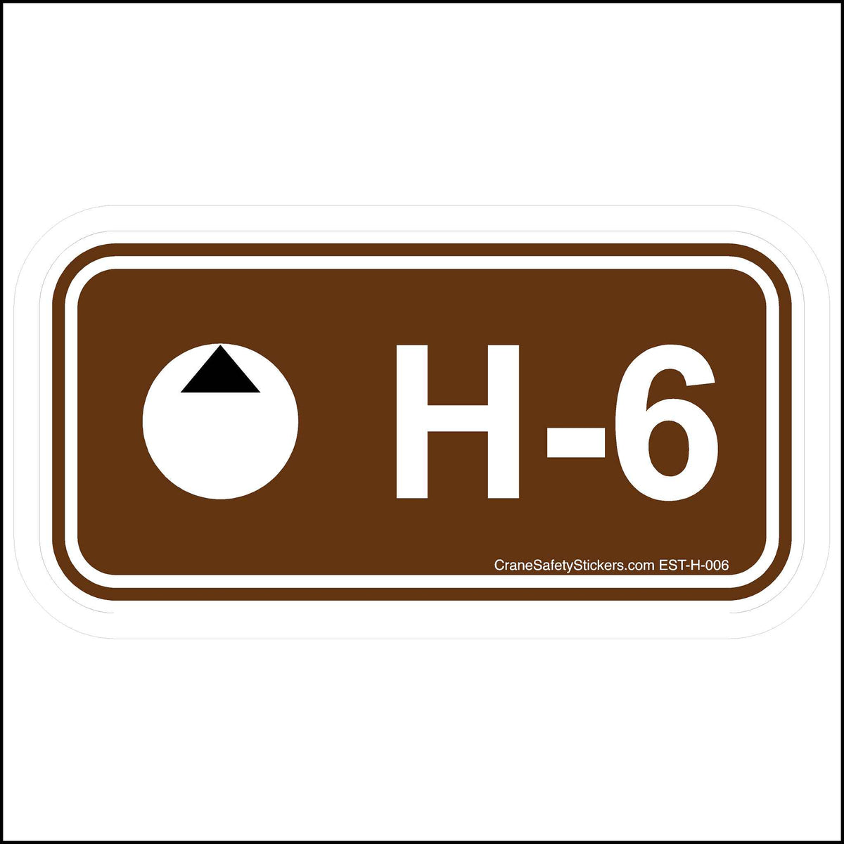 LOTO Hydraulic Energy Control Program Stickers. H-6.