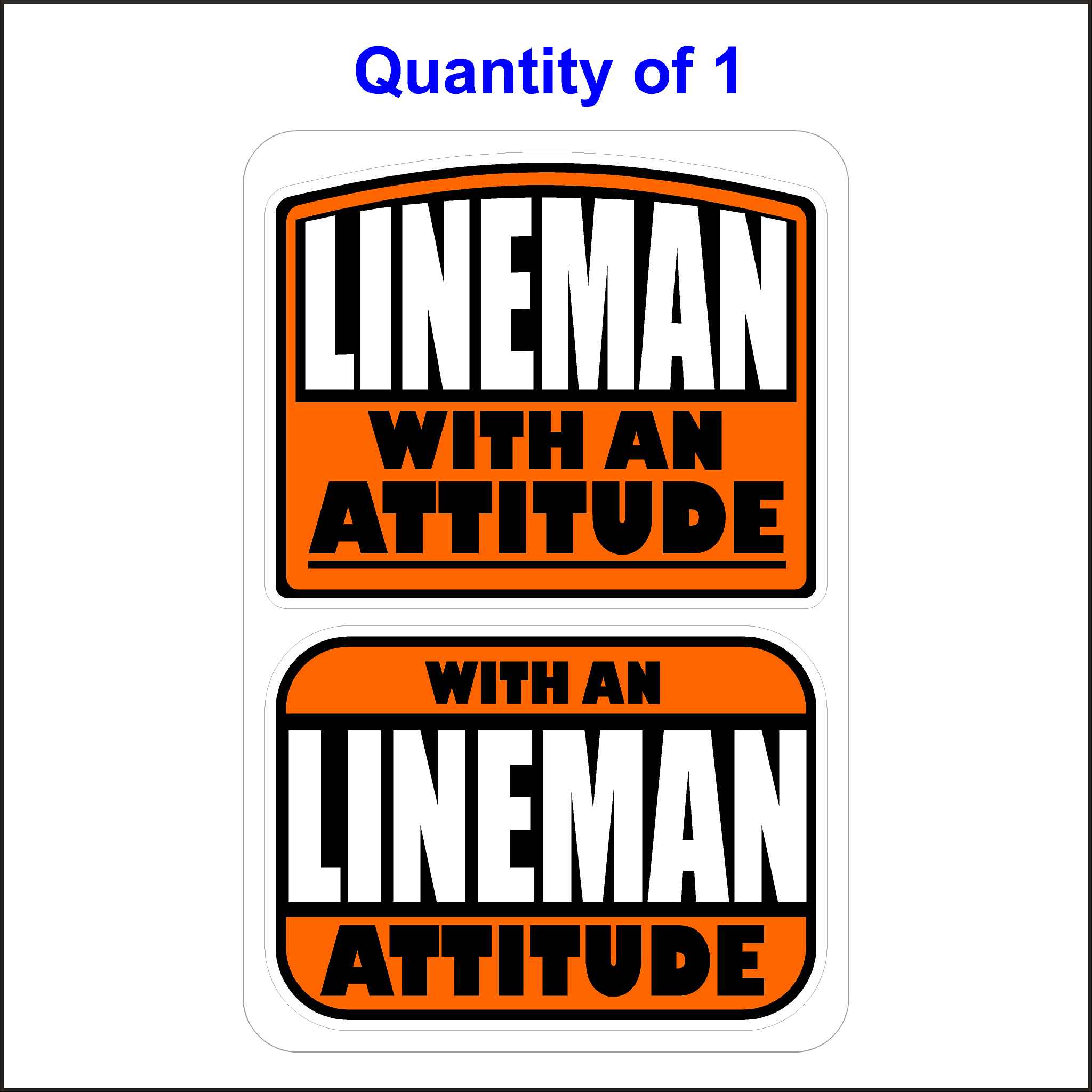 Sticker Line Men Lineman Hard Hat Stickers