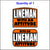 Lineman With An Attitude Sticker.