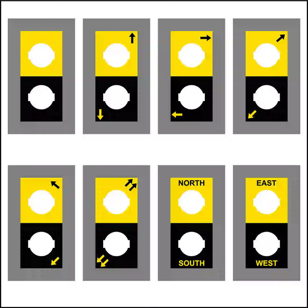 DST Style Crane Pendant Labels | OSHA Compliant Demag Style Parts ...
