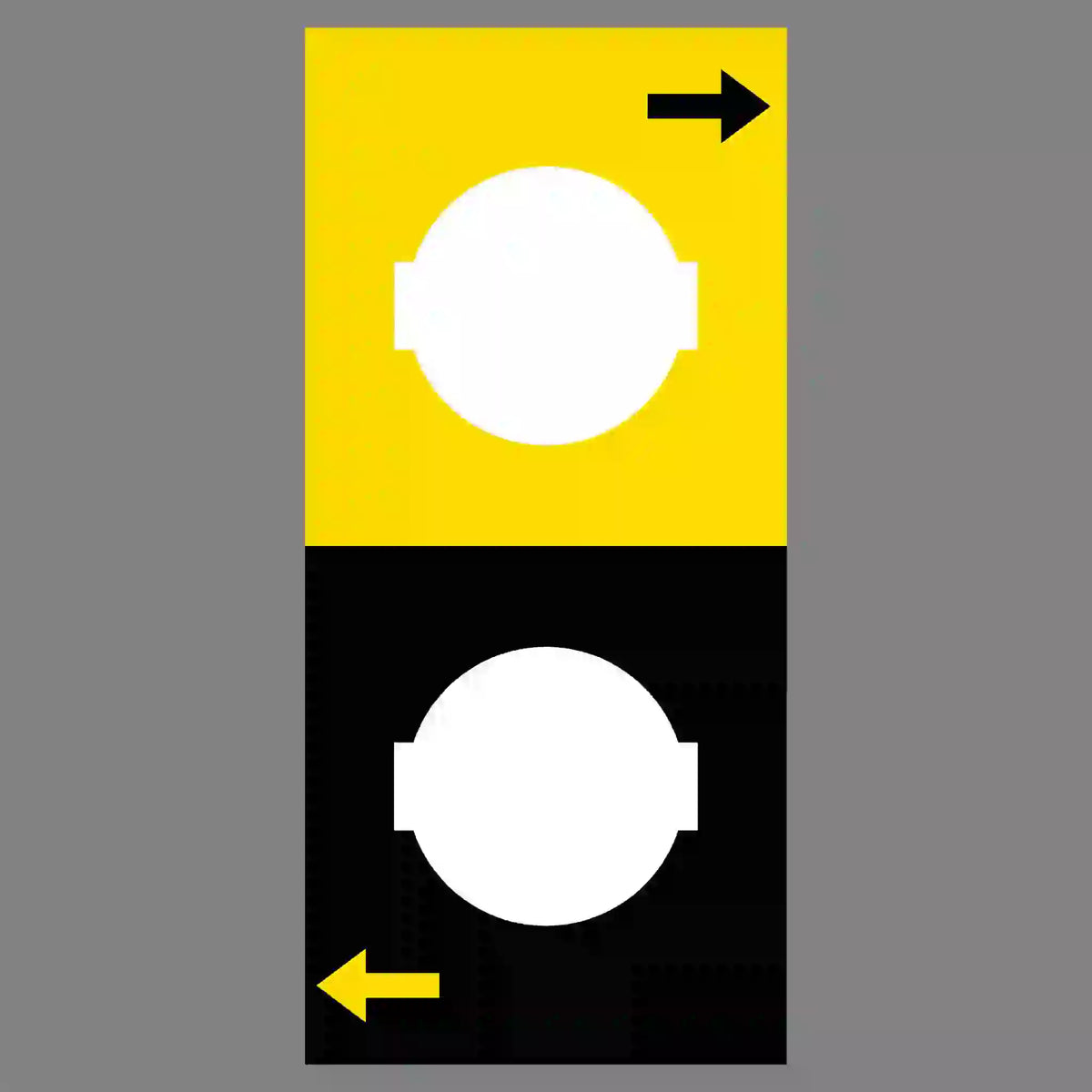 DST Style Pendant Labels for Overhead Crane Control Pendants