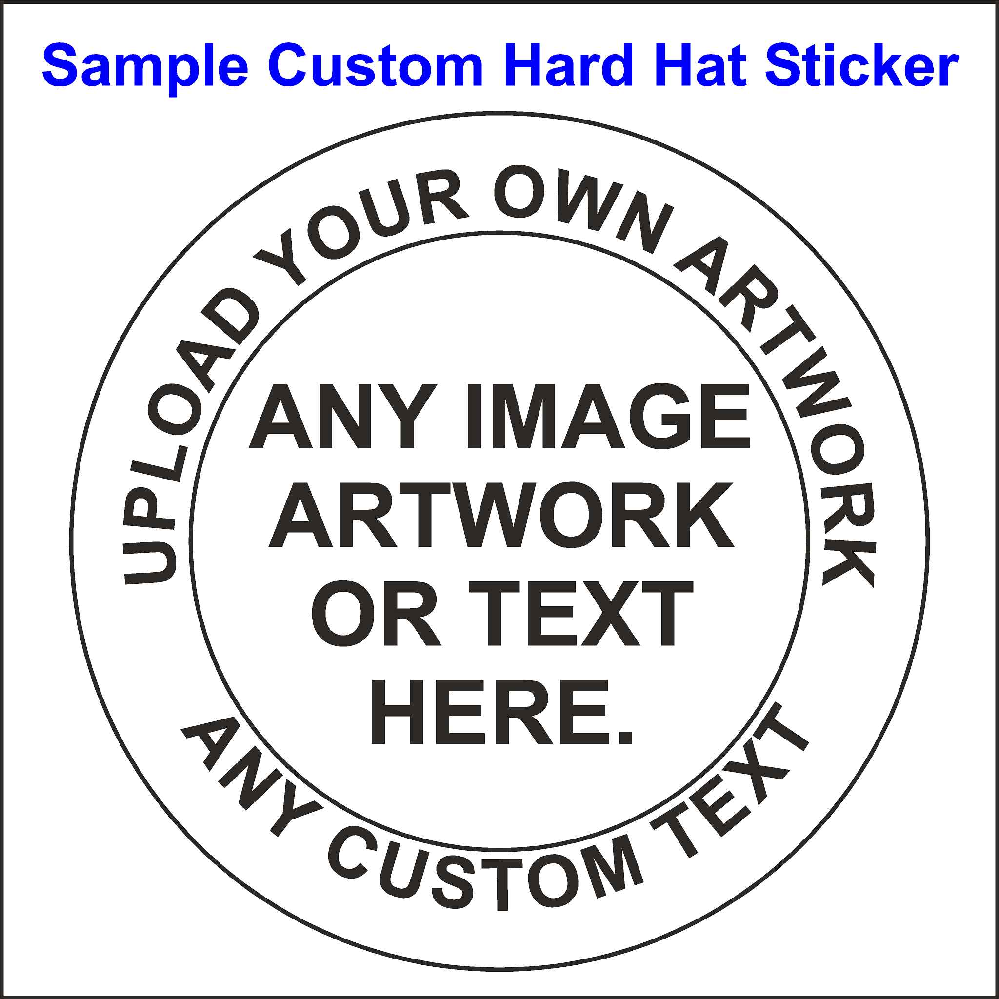 Custom Hard Hat Stickers – Personalized Safety Helmet Decals