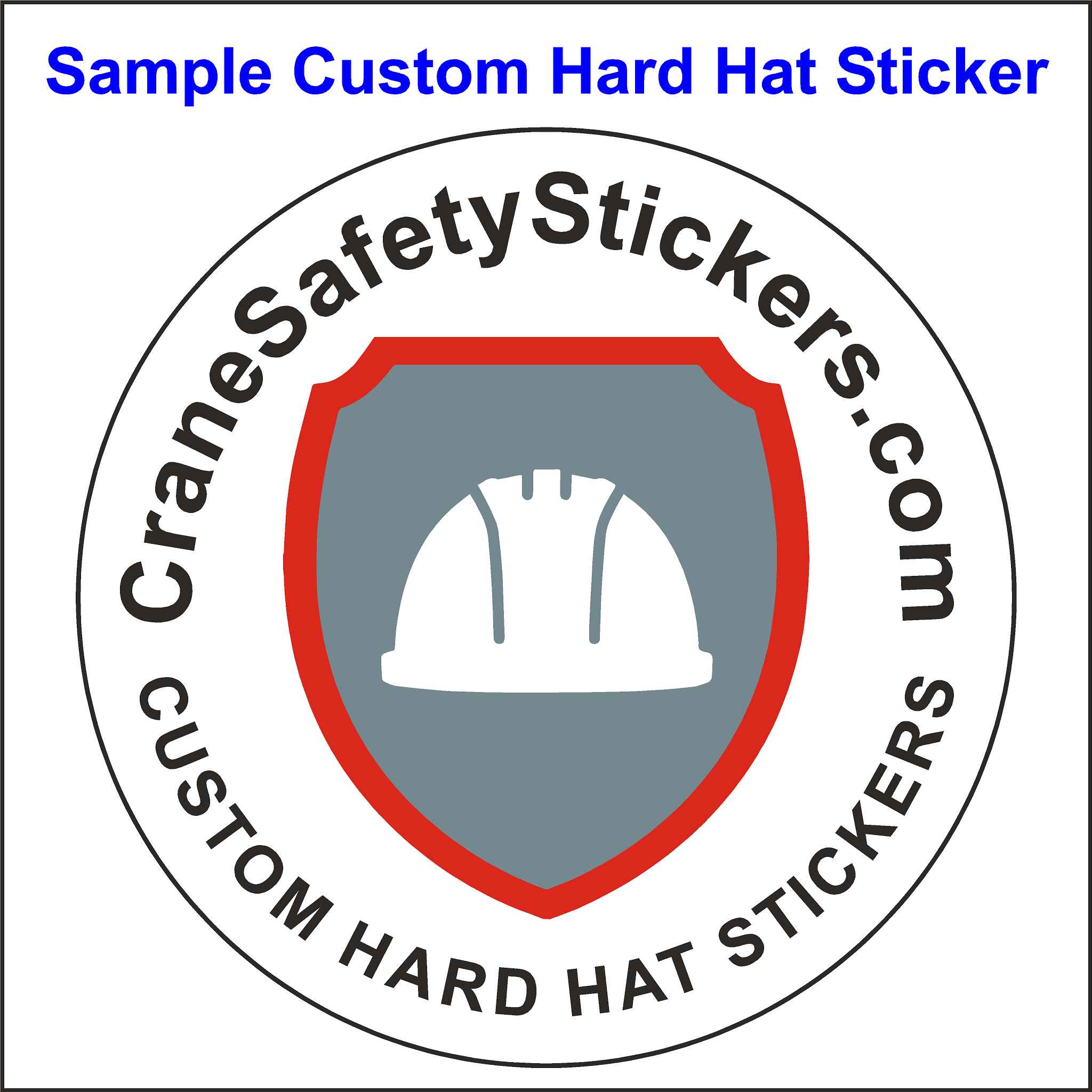 Custom Hard Hat Stickers – Personalized Safety Helmet Decals