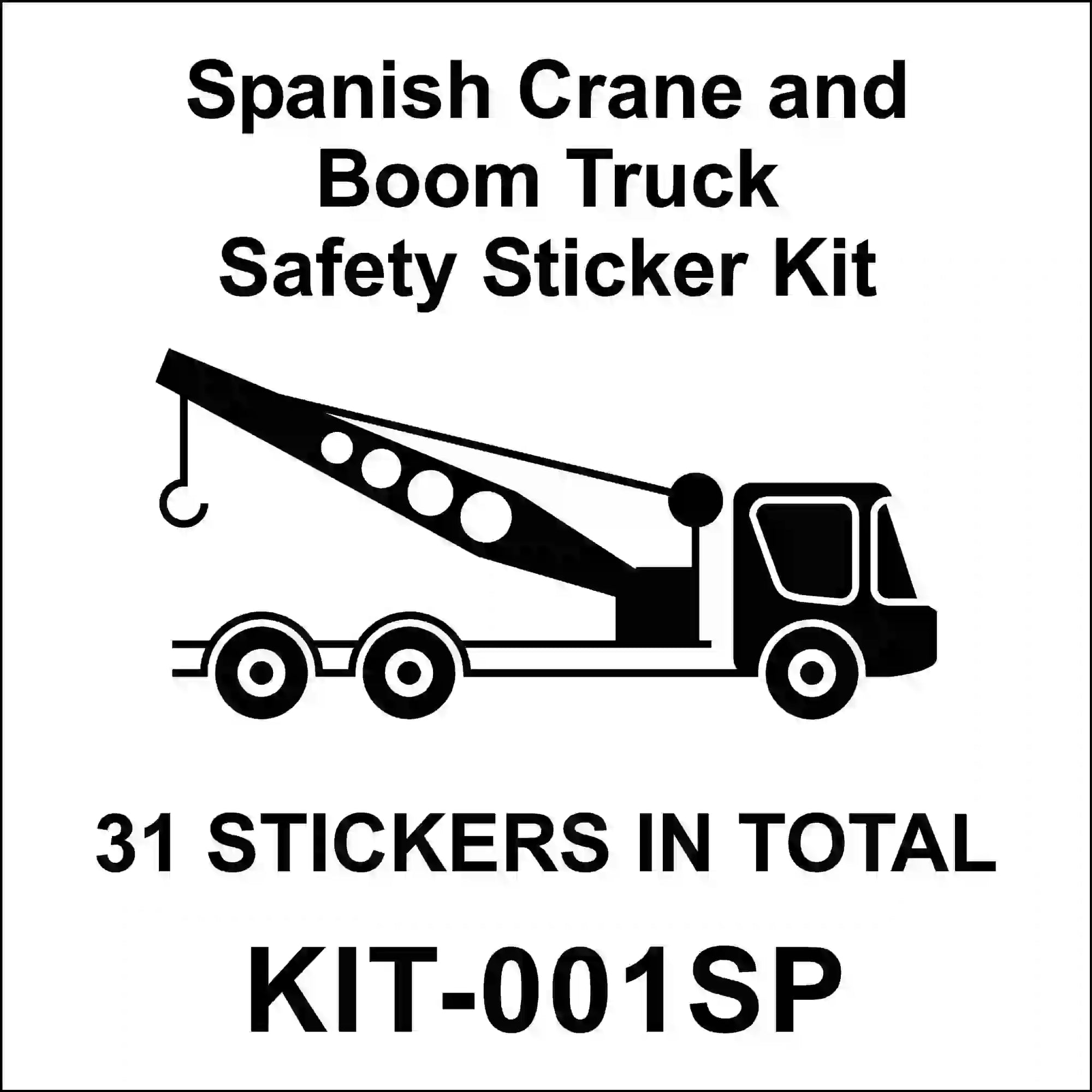 Spanish Crane Safety Sticker Store Tagged 