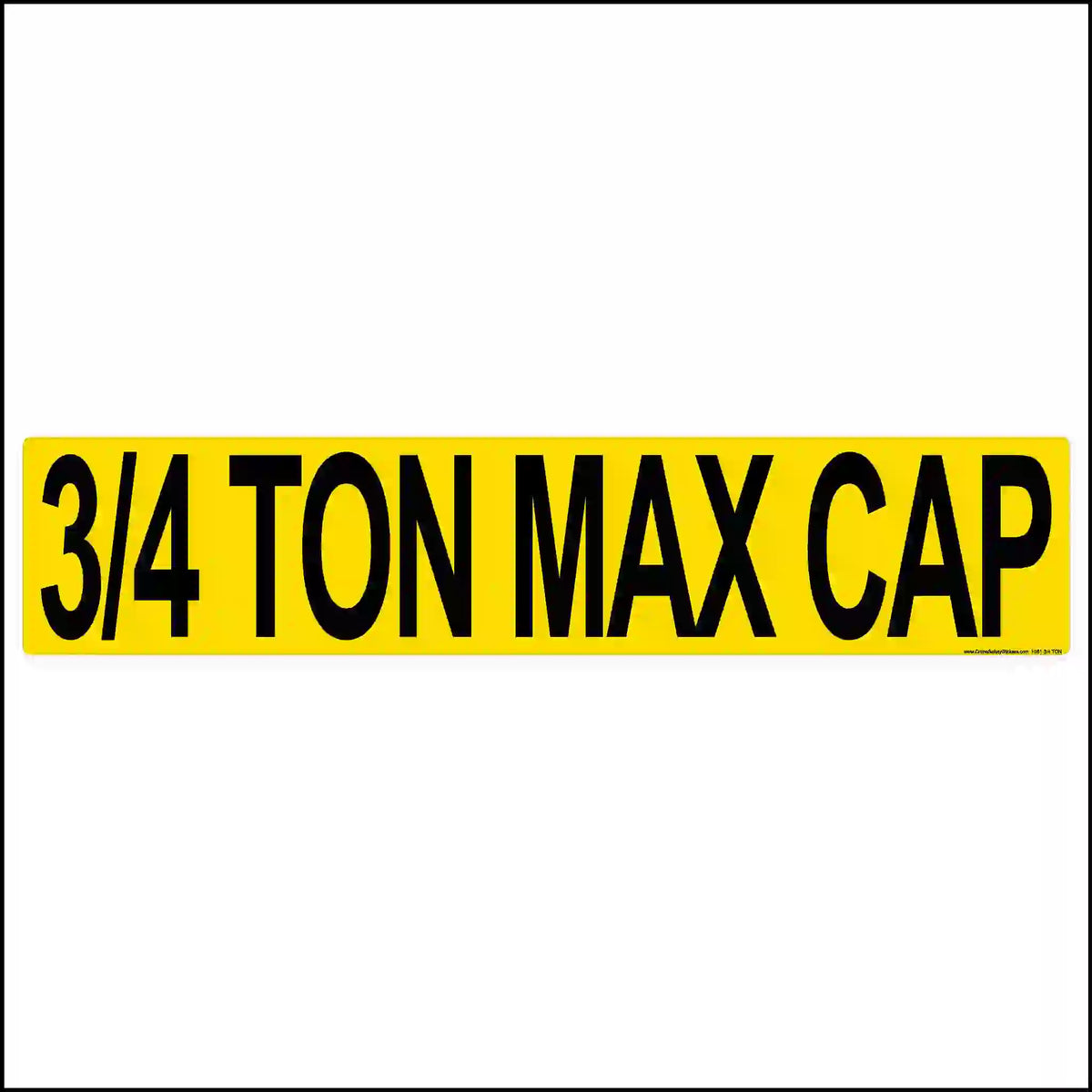 Max Load Capacity Stickers: Ensure OSHA & ASME Compliance