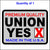 Union Stickers Made in the USA Premium Quality Union Yes.