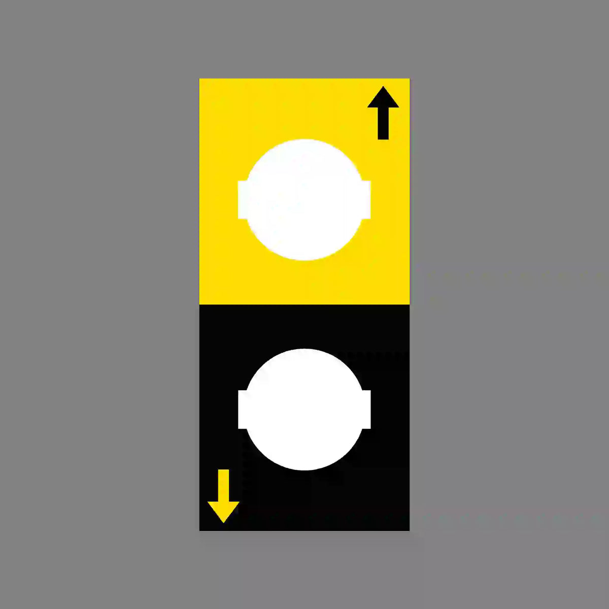 DST Style Pendant Labels for Overhead Crane Control Pendants