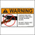 WARNING Do Not Touch Hot Exhaust Pipe. Contacting A Hot Exhaust Pipe Will Cause Severe Injury Sticker.